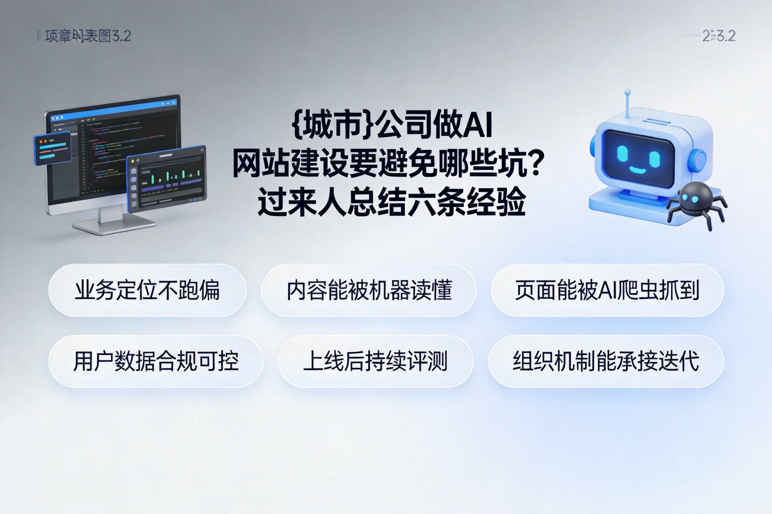 苏州公司做AI网站建设要避免哪些坑？过来人总结六条经验