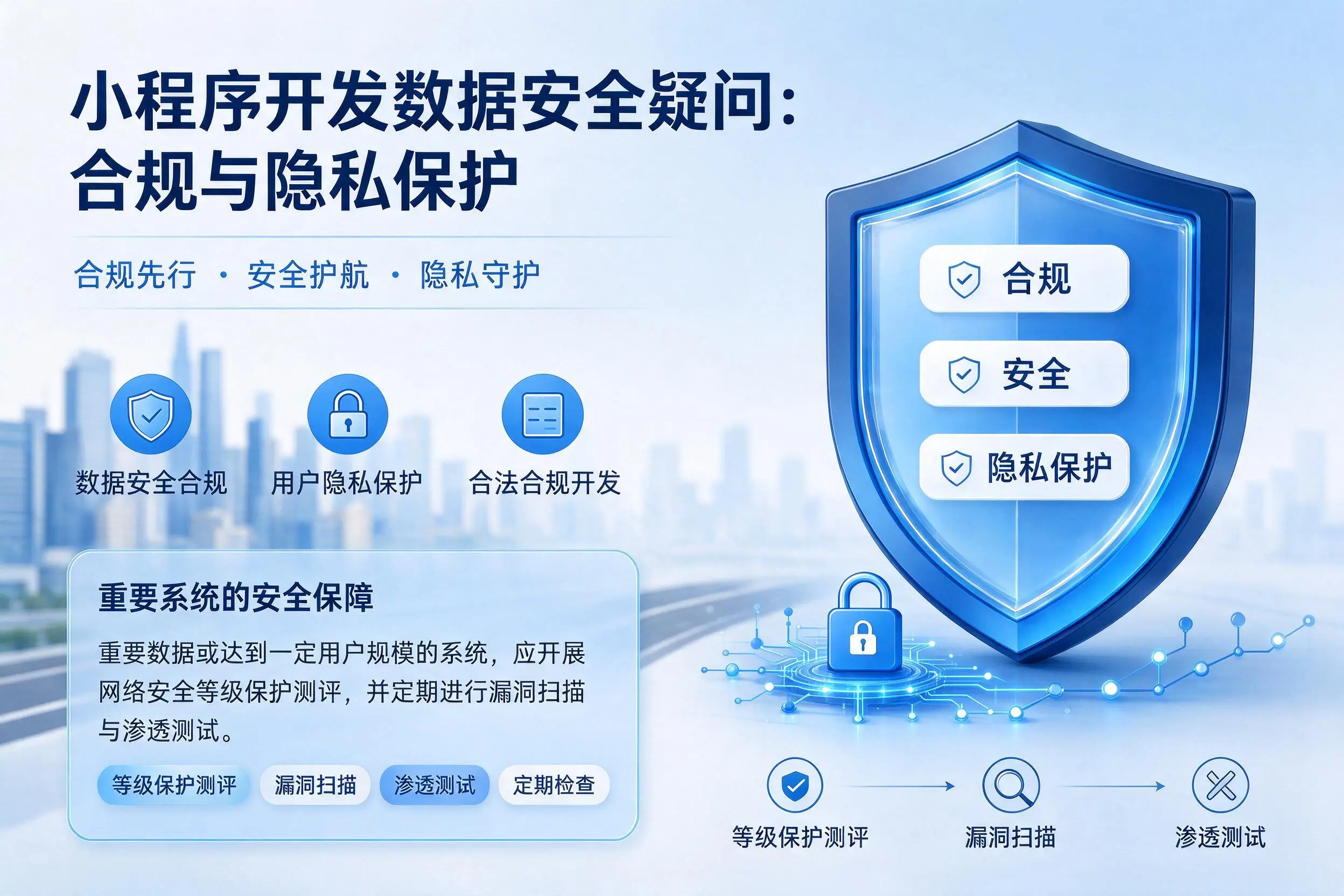 苏州小程序开发数据安全疑问：合规与隐私保护
