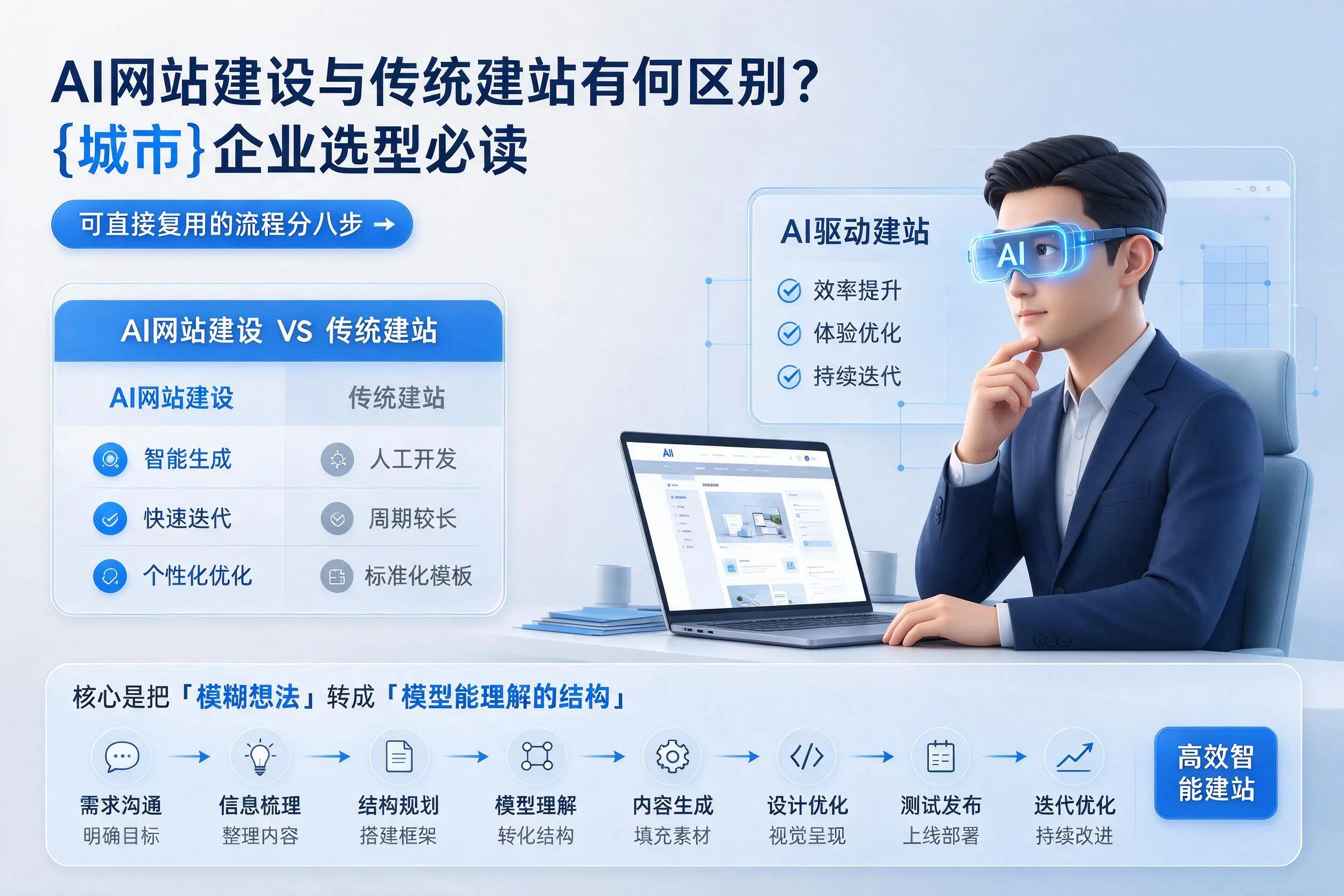 AI网站建设与传统建站有何区别?苏州企业选型必读