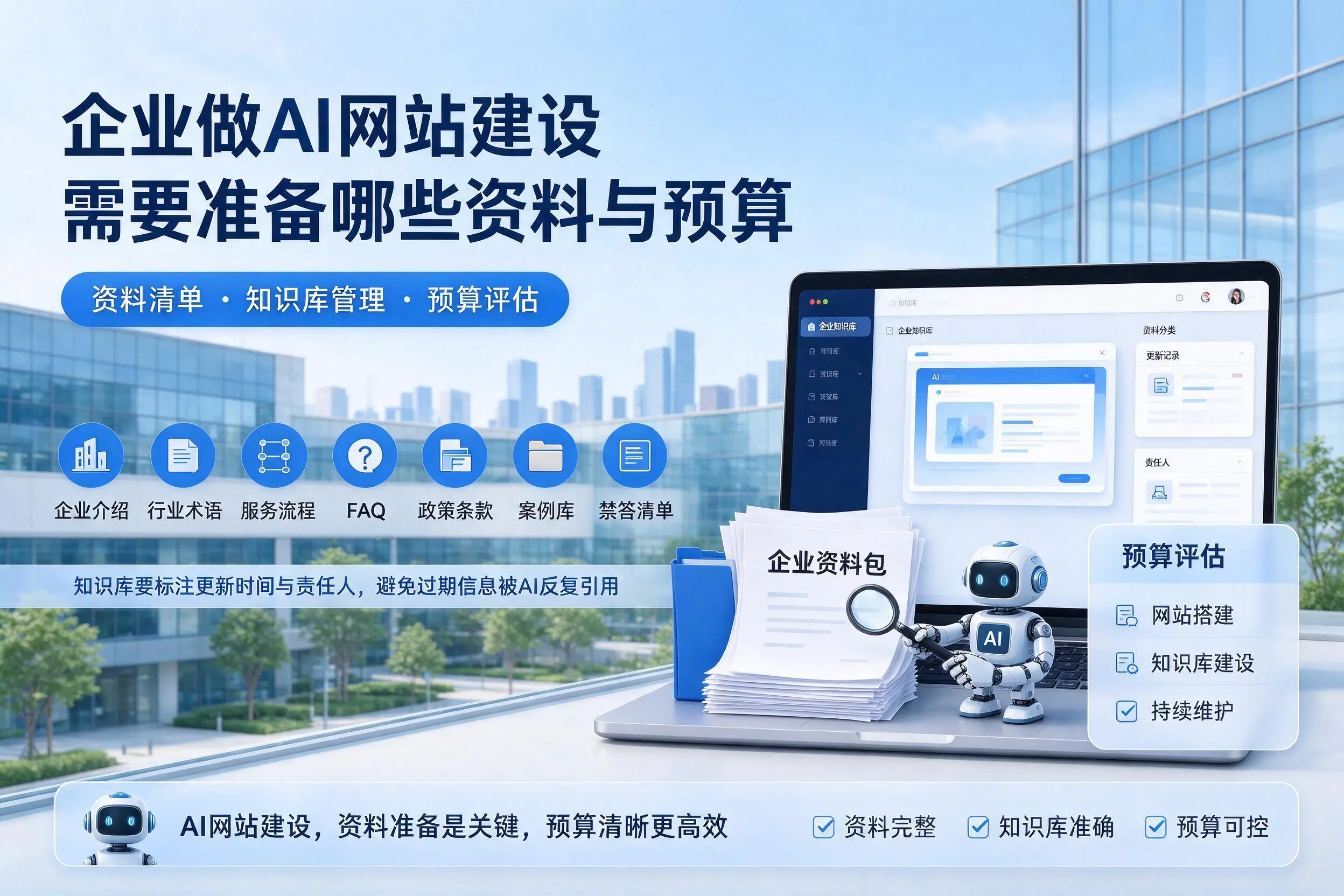 苏州企业做AI网站建设需要准备哪些资料与预算